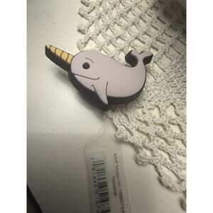 Narwhal “Unicorn of the Sea” Shoe Crocs Jibbitz Charm -‎ New with Tags